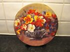 NATURES BOUQUETS FLOWER   PLATE   - POPPIES & CORNFLOWER-  ROYAL WORCESTER