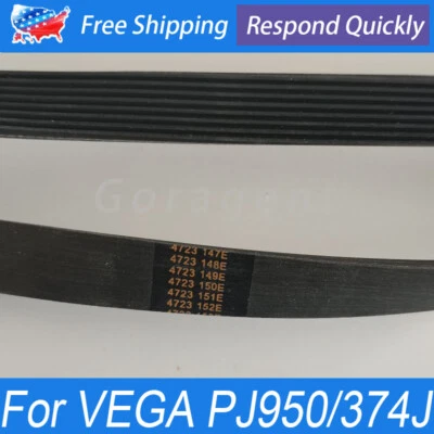 Correa de transmisión de cuña múltiple de goma 8 costillas para Turbo Trainer VEGA PJ950/374J Foto 1 de 4