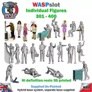 Figuras 301 a 400 - escala 1/32, ranura WASP, paisaje, espectador, sin pintar - Imagen 1 de 102