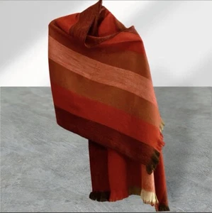 Soft and Cozy Baby Alpaca Long Scarf / Shawl / Wrap Handmade S0000120 - Picture 1 of 12