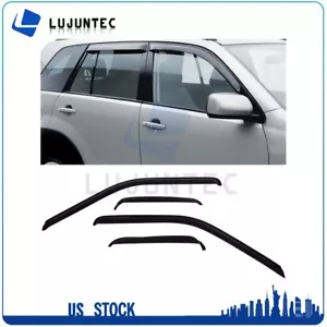 Wavy Window Visor Deflector Compatible with 88-99 Chevy C/K 1500 Extended Cab - Picture 1 of 9