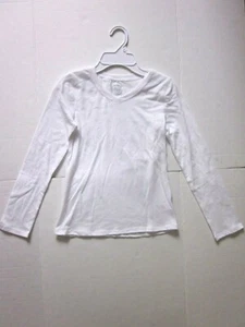 New $18.00 "SO" Girls Beautiful Long Sleeve White Color Top - Size: 10 - Picture 1 of 1