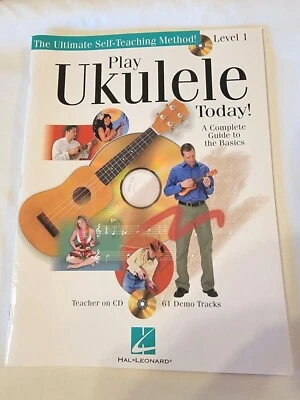PLAY THE UKULELE TODAY Level One Songbook Sheet Music Beginners Instructional CD - Image 1 of 4