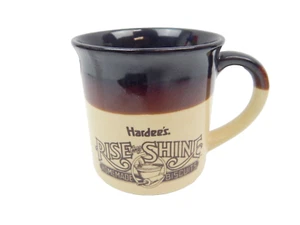 2J Hardee's Rise And Shine Homemade Biscuits Ceramic Coffee Mug Cup 1989 - Picture 1 of 3