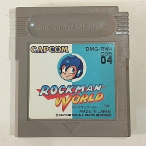 RockMan World Mega Man (Nintendo Game Boy GB, 1991) Japan Import - Picture 1 of 7