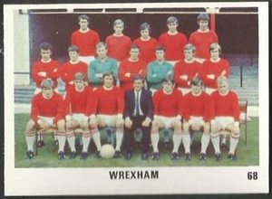 THE SUN 1970/71 FOOTBALL SWAP CARD-#068-FOTO SQUADRA WREXHAM - Foto 1 di 1
