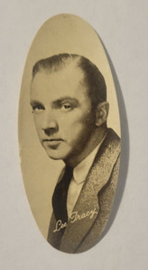 1934 Carreras Cigarettes Film Stars #8 LEE TRACY Blank Back (A)