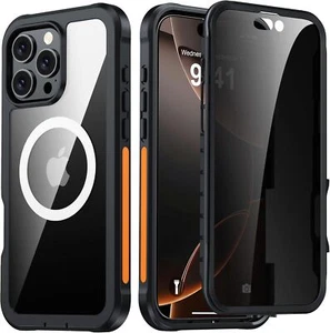 Funda protectora MagSafe con protector de pantalla de privacidad para iPhone 16 Pro Max/16 Pro/16 - Imagen 1 de 13
