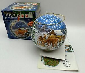 Ravensburger Christmas Puzzle Ball - 60 Piece Jigsaw Puzzle Ball 2005 ~ Complete