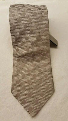 Corbata ancha de seda TOM FORD gris beige NUEVA NUEVA CON ETIQUETAS Foto 1 de 4