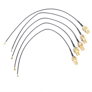 5pcs IPX to RP-SMA Female UFL to RP SMA Connector WiFi Antenna Pigtail Cable_ JW - Zdjęcie 1 z 10
