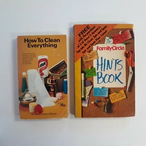 Vintage Family Circle Hints Book and How to Clean Everything Book.  - Picture 1 of 10