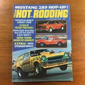 Popular revista Hot Rodding septiembre 1974 Vega Camaro Chevy excelente estado - Imagen 1 de 11