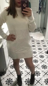 Nuevo con etiquetas Vestido Suéter Lululemon Lana Cachemira Intención Restante Rosa XS LW3CN0S - Imagen 1 de 11
