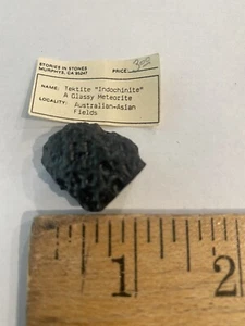 TEKTITE Indochinite Glassy Meteorite From Australian-Asian Fields - Picture 1 of 7