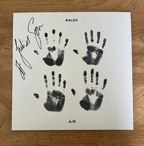 * JJ JOKULL JULIUSSON * álbum de vinilo firmado * KALEO * A/B * - Imagen 1 de 2