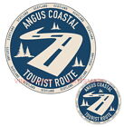 2x Angus Coastal Tourist Route Scotland Vinyl Sticker #2188