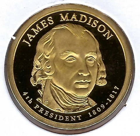2007-S San Francisco Proof 4TH President Jefferson Dollar Coin! Cover