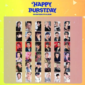 6pcs/set Seventeen HAPPY BURSTDAY WEVERSE SHOP Self Made Photo Cards Photocards - Picture 1 of 7