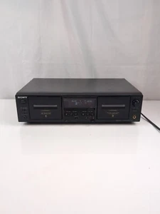 Sony TC-WE475 Dual Cassette Deck Tape Recorder Player (braucht neuen Deckriemen) - Bild 1 von 10