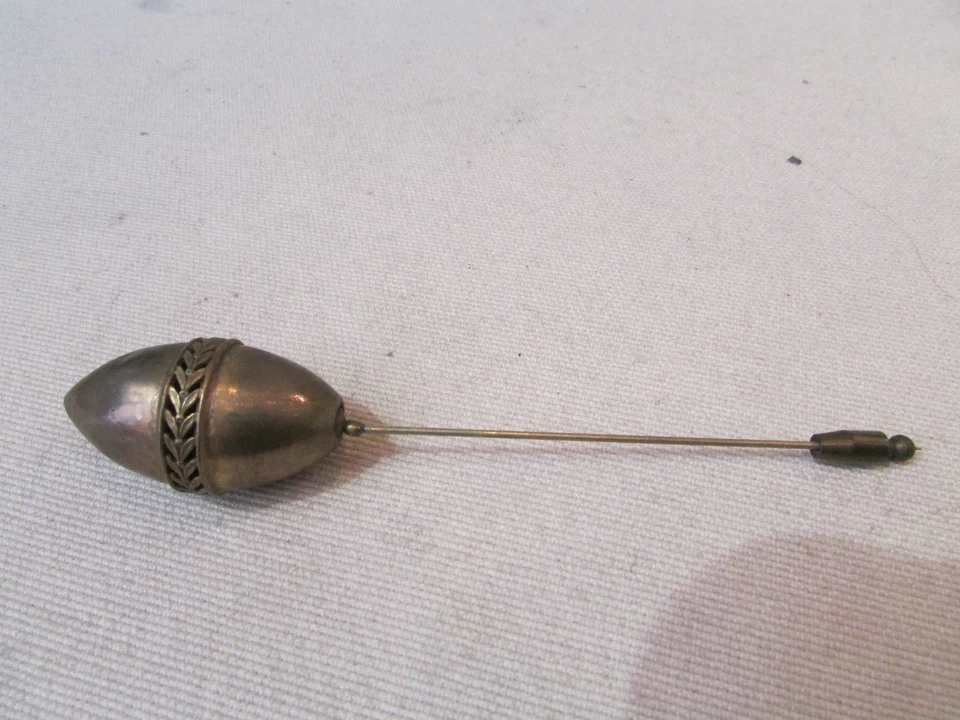 ancienne grosse epingle a chapeau en cuivre ajouré  - Photo 1/1