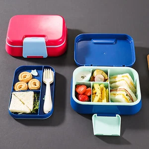 5-Compartment Lunch Box Students Leak-Proof Fruits Container Microwave Safe - Picture 1 of 14