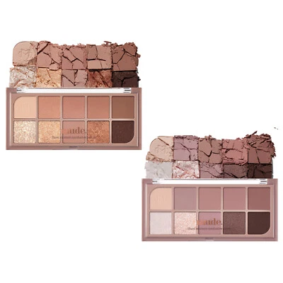 MUDE Shawl Moment Eyeshadow Palette 7.5g Curve&shape 10colors & 5textures - Image 1 of 4