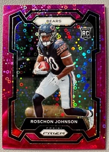 Roschon Johnson 2023 Panini Prizm Rookie RC Pink No Huddle #314 Bears /15 - Bild 1 von 7
