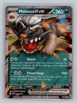 Mabosstiff ex SV: Scarlet & Violet Promo Cards 086 Near Mint NM - Image 1 of 2