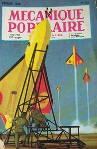 REVUE MECANIQUE POPULAIRE N° 105 RAYON GAMMA VOITURE AMERICAINE FUSEES 1955 - Picture 1 of 1