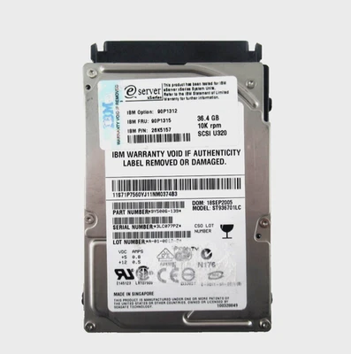 36.4GB SCSI 2.5" 10K RPM 8MB HDD - 90P1315 - Image 1 of 2