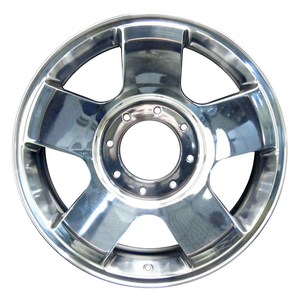 Rueda de aluminio 20x8 5 radios restaurada metálica pulida 560-03644 Foto 1 de 1