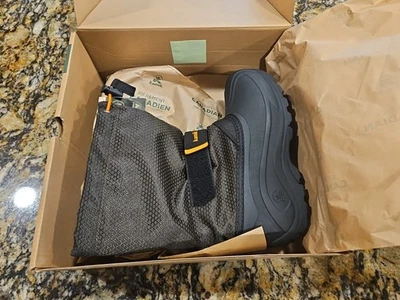 Kamik Negro Unisex Botas de Nieve Niños Talla 3 Niños Niñas Invierno Esquí Aislado Finley Foto 1 de 3