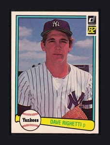 1982 Donruss - Dave Righetti #73 ROOKIE RC - NEW YORK YANKEES - Bild 1 von 3