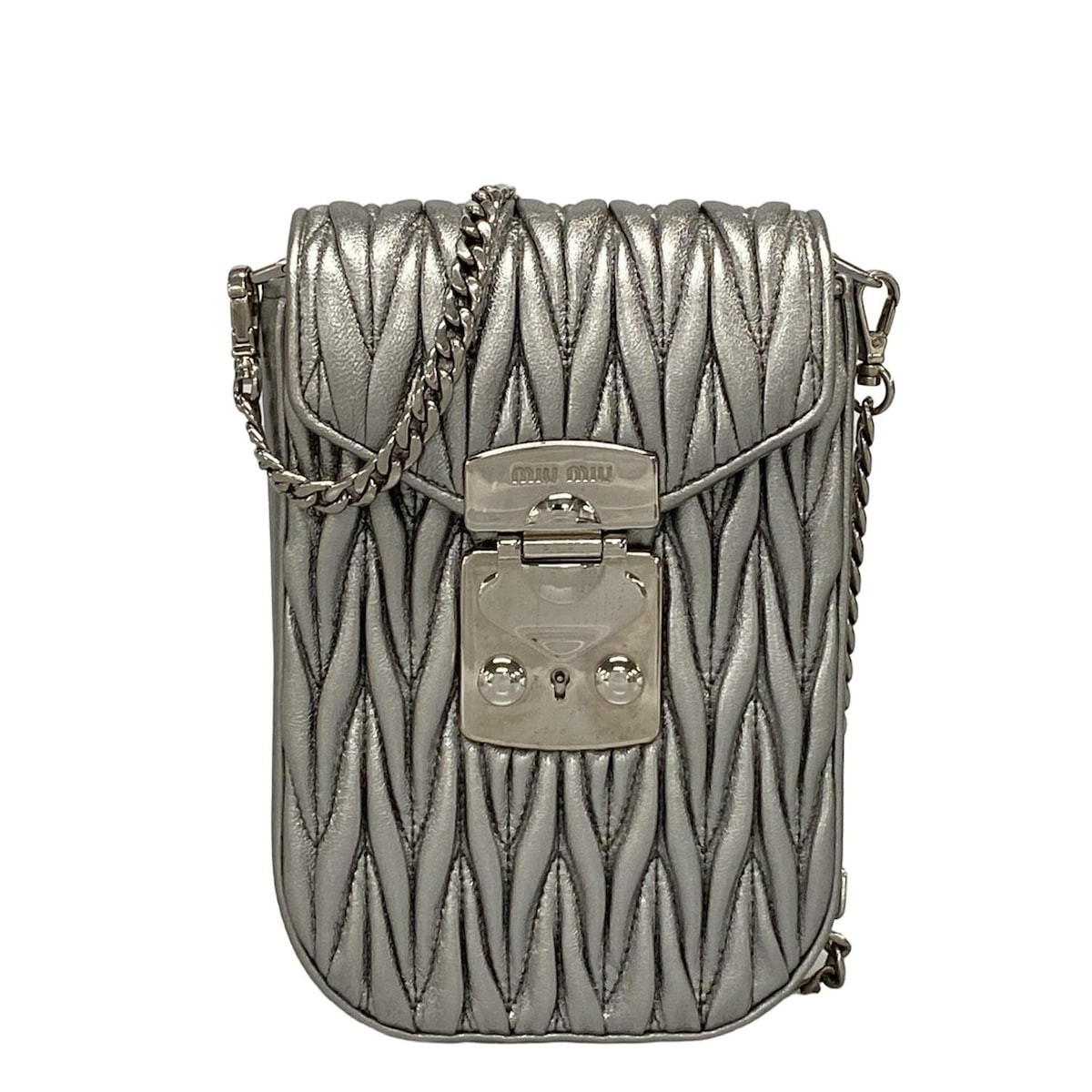 Miu Miu Silver Bags & Handbags for Women for sale | eBay Miu Miu Silver Bags & Handbags for Women for sale | eBay