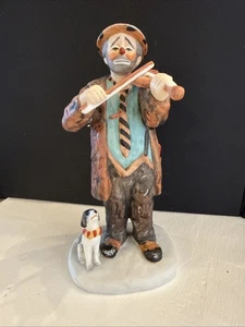 The Original Emmett Kelly Circus Collection~Playing Violin No Box LE-9598-15000 - Picture 1 of 7