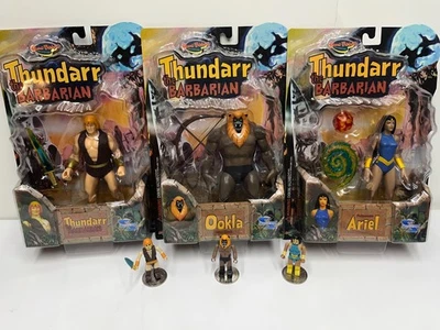 Thundarr the Barbarian, Ookla & Princess Ariel Complete Set MOC 2003 + Toynami - Image 1 of 4