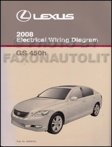 Diagrama De Cableado Eléctrico Manual En Color 2008 Lexus GS 450H GS450H Híbrido - Imagen 1 de 2