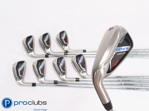 Nice Left Handed Cobra AEROJET ONE Length 4-PW,GW IRON SET - Stiff Flex 454463 - Picture 1 of 6