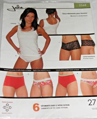 Jalie Girl/Women’s Underwear Sewing Pattern #2568 27 sizes Camisole New - Image 1 of 2