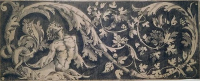 Kupferstich, Akanthus-Ornament, Battista Pittoni attr., um 1560 - Bild 1 von 4