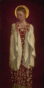 James Christensen Saint con mangas blancas giclee sobre papel - Imagen 1 de 1