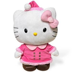 Sanrio Hello Kitty Christmas Greeter 20 Zoll Plüschpuppe Pink Holiday 2013 Gemmy Toy - Bild 1 von 22