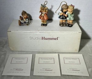Goebel Studio Hummel Set di decorazioni natalizie 7 #96037 sussurri touch di finitura - Foto 1 di 10