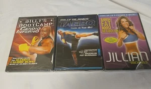 Workout Dvd Lot Billy Blanks & Jillian Michaels Brand New Sealed Tae Bo - Picture 1 of 6