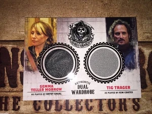 Sons Of Anarchy Authentic Dual Wardrobe Worn Materials Card Of Gemma & Tig. - Picture 1 of 10