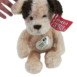 Gund Make a Promise Puppy 16" Stuffed Animal Dog Tan Brown Spots New NWT Plush - Picture 1 of 10