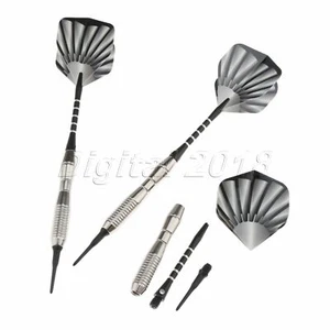 3 Pcs 18 Grammes Plastique Pointe Souple Fléchettes avec Arbres en Alliage d'Aluminium Outil de Chasse - Photo 1 sur 10