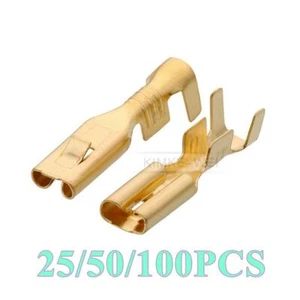 Auto/KFZ 2,8mm-Serie Crimpkontakte Buchsenkontakt Buchse Stecker Kontakt Neu - Picture 1 of 2