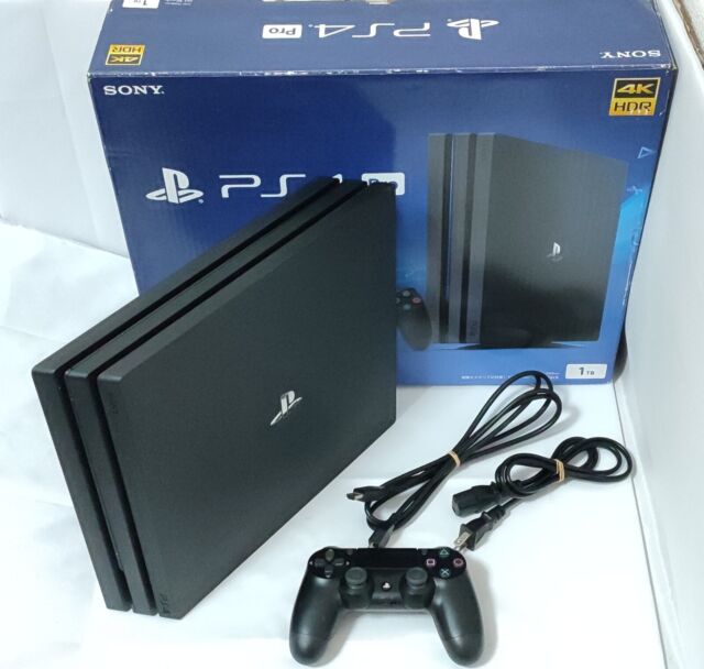 NEW Model SONY Playstation 4(PS4) Pro Game Console JET BLACK 1TB  CUH-7200BB01